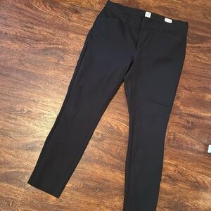 Gap black trousers with stretch size 14